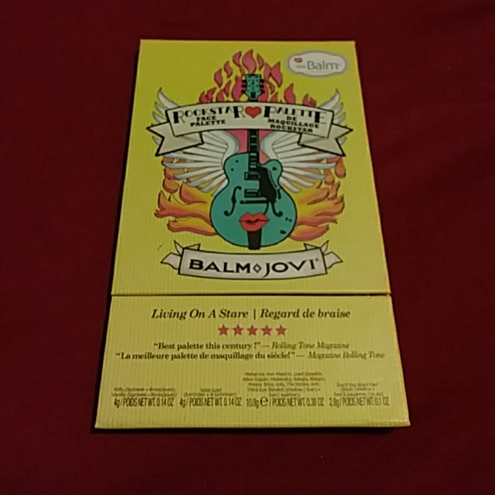 The Balm Jovi Rockstar Face Palette